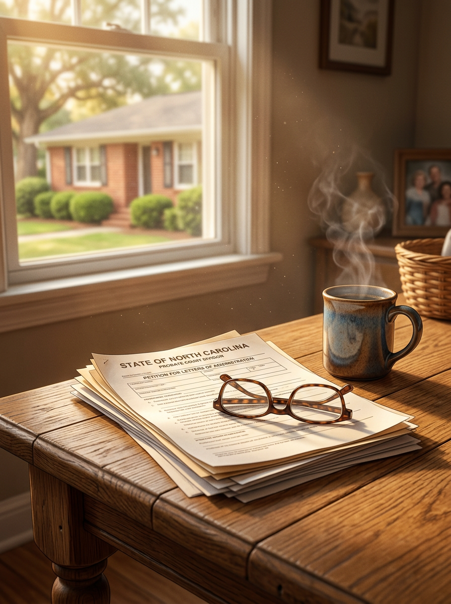 NC probate real estate guide for heirs selling inherited property