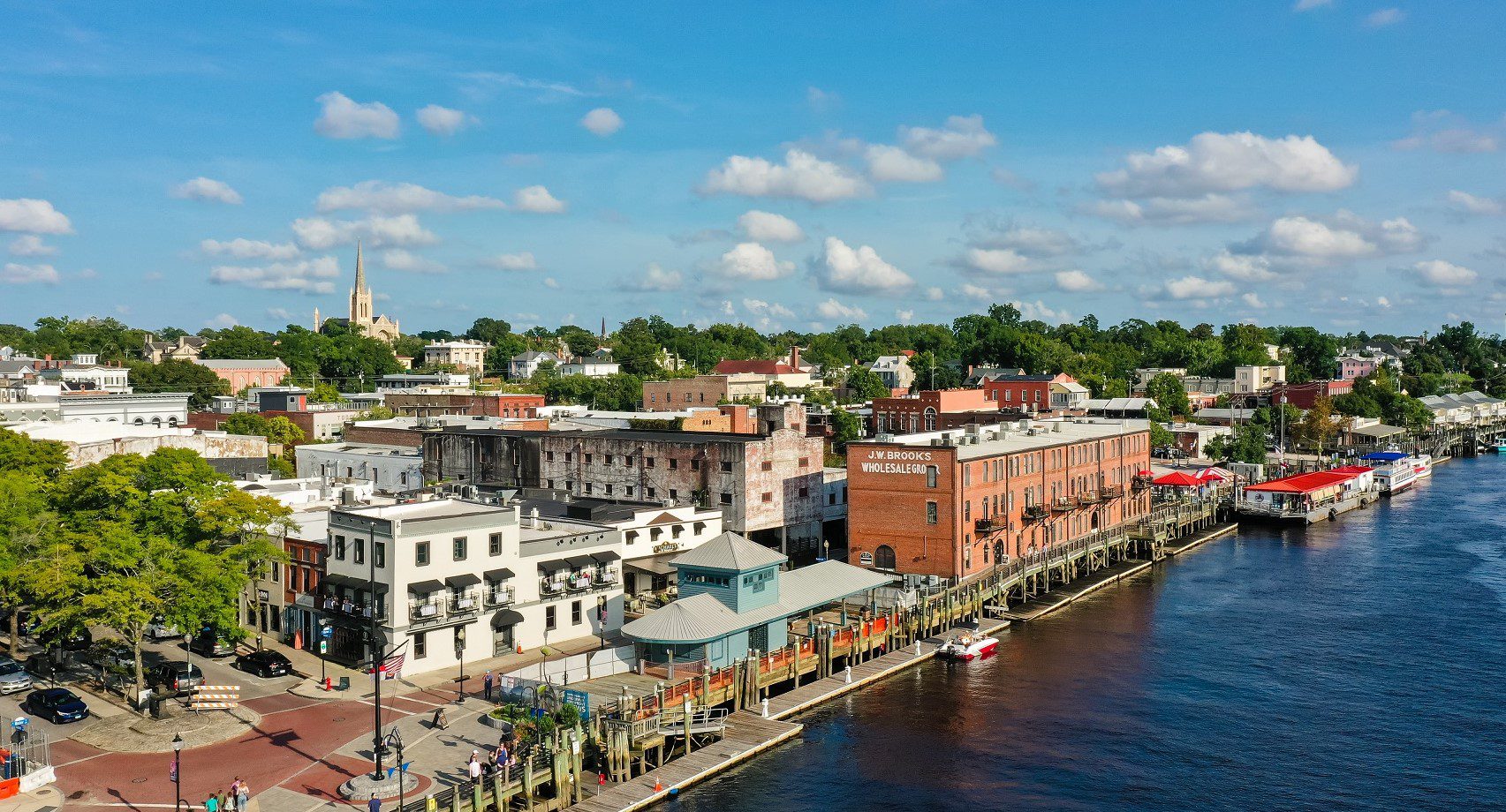 Wilmington, North Carolina skyline — Cinch Home Buyers service area in New Hanover County